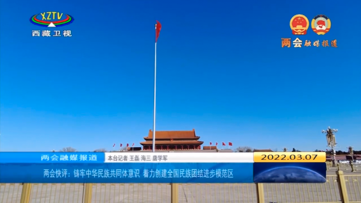 [西藏新聞聯播]兩會融媒報道 兩會快評：鑄牢中華民族共同體意識 著力創建全國民族團結進步模范區